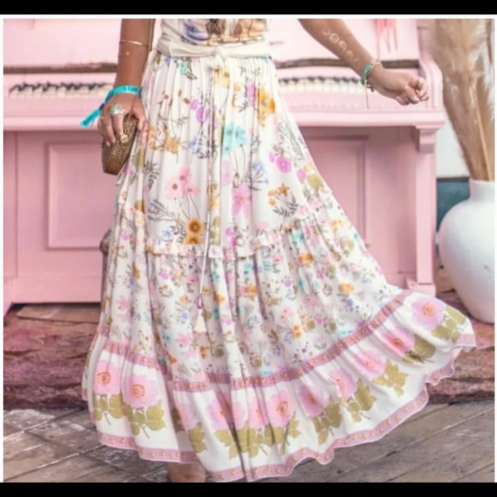 Spell & the Gypsy Wildflower Maxi Skirt - Picture 1 of 15